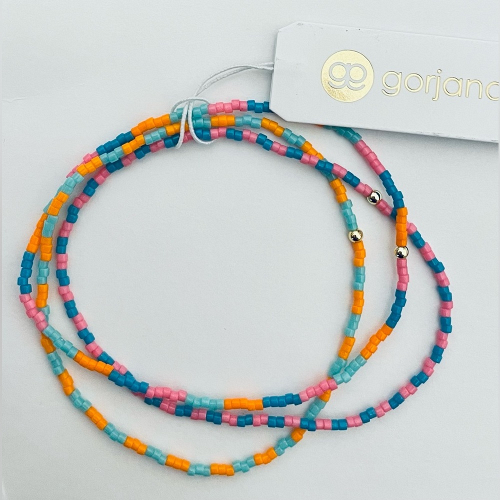 GORJANA GIGI STRIPE BRACELET SET MIAMI